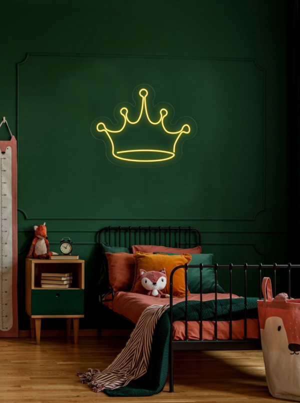 Crown Neon Sign, LED Neon Sign, Neon Wall Art, Led Neon Sign