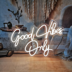 Good Vibes only Neon Sign, Good Vibes Neon Sign, Custom Neon Sign