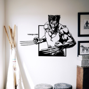 Wolverine Metal Wall Art, Wolverine Art, Comics Wall Art