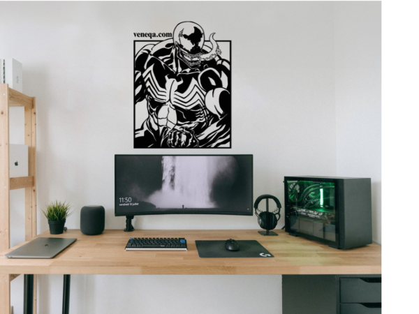 Venom Wood Wall Art, Venom Art, Marvel Comics Wall Art