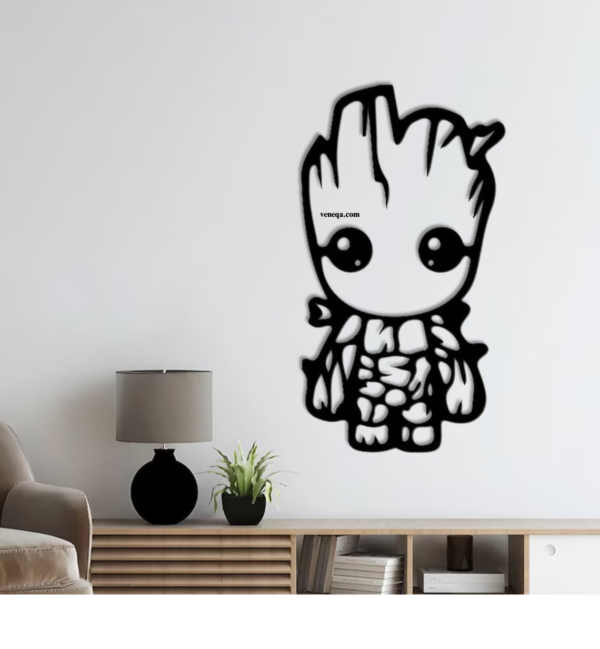 Baby Groot Wood Wall Decor, Guardians of the Galaxy Wall Art