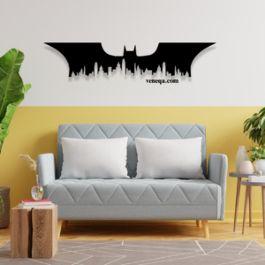Gotham Silhouette, Wall Decor, Made of Wood