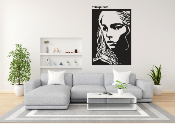 Game of Thrones Khaleesi Wood Wall Art, Wall Decor