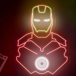 Iron Man Led Sign, Marvel Neon Led Sign, Gift for Man, Game Neon Sign