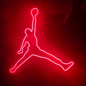 Jordan Neon Sign, Michael Jordan Lighted Sign Wall Decor, Handmade Neon Sign