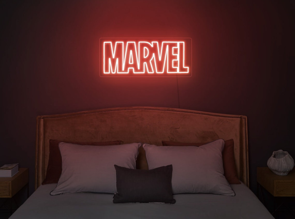 Marvel neon sign, Marvel light sign, Marvel led sign, Marvel decor, Superhero neon sign