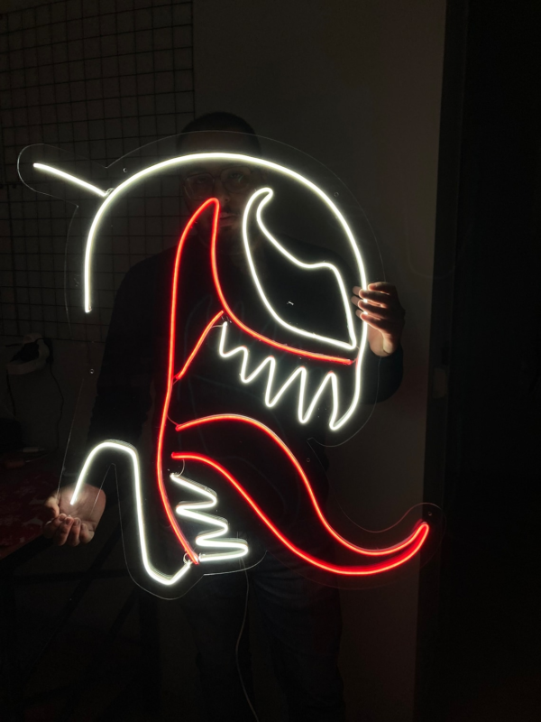 Venom Marvel Characters Neon Sign, Animation Neon Light, Neon Birthday Gift