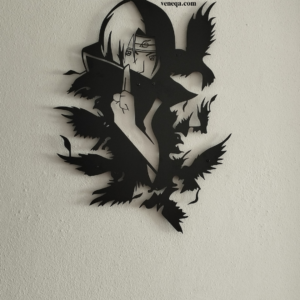 Itachi Anime Wood Wall Art, Anime Gifts for Him, Anime Wood Poster