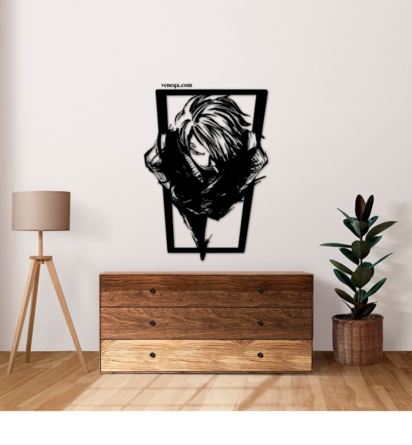 Sanji, One Piece Anime Wood Wall Art Anime Wall Decor