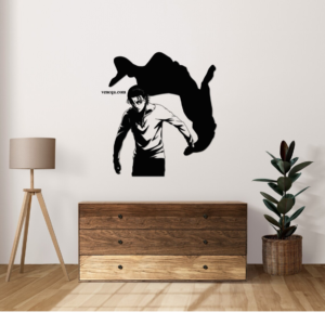 Eren Yeager, Attack On Titans Anime Wood Wall Decor, Anime Wall Decor