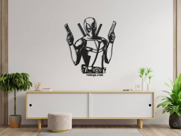 Deadpool Wood Wall Art, Deadpool Wall Art, Deadpool Wall Sign, Marvel Wall Art