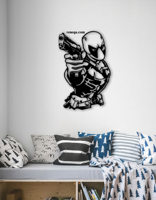 Deadpool Wood Wall Decor, Deadpool Art, Special Decor, Teen Room