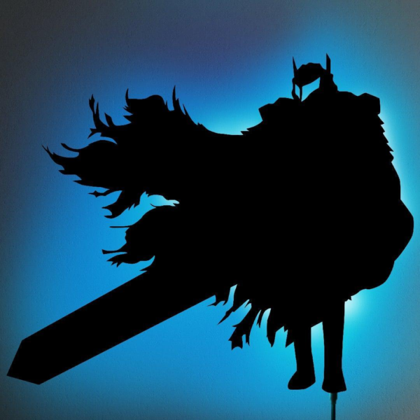 GUTS LED WALL SILHOUETTE (BERSERK)