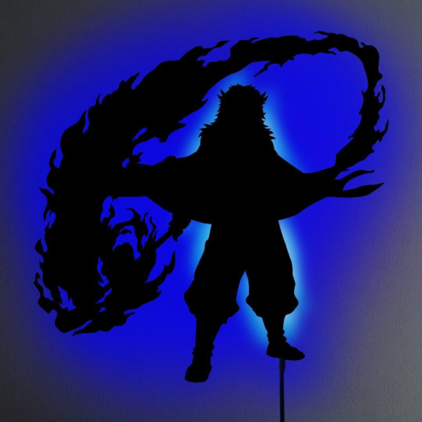 RENGOKU LED WALL SILHOUETTE (DEMON SLAYER)