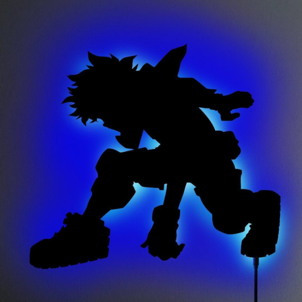 DEKU LED WALL SILHOUETTE (MY HERO ACADEMIA)