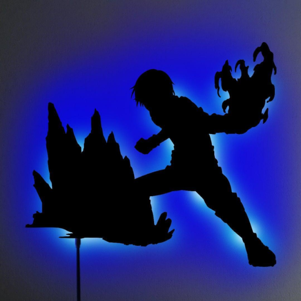 SHOTO TODOROKI LED WALL SILHOUETTE (MY HERO ACADEMIA)