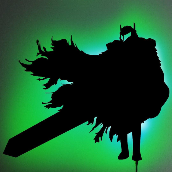 GUTS LED WALL SILHOUETTE (BERSERK)