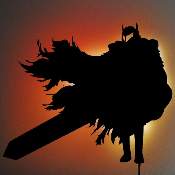 GUTS LED WALL SILHOUETTE (BERSERK)