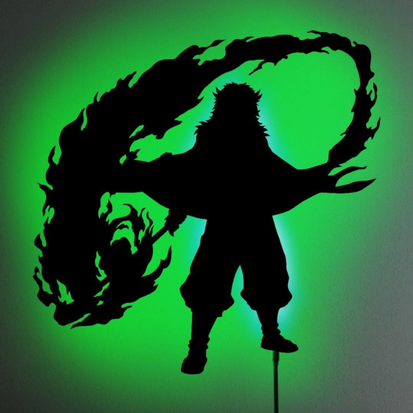 RENGOKU LED WALL SILHOUETTE (DEMON SLAYER)