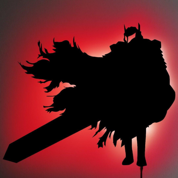 GUTS LED WALL SILHOUETTE (BERSERK)