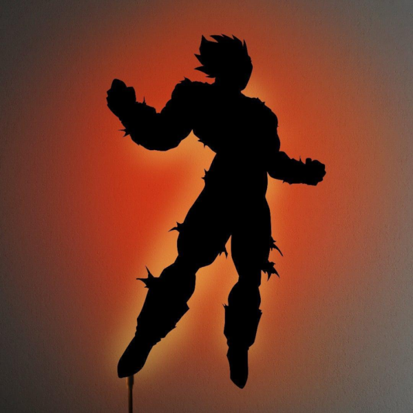 VEGETA V1 LED WALL SILHOUETTE (DRAGON BALL Z)