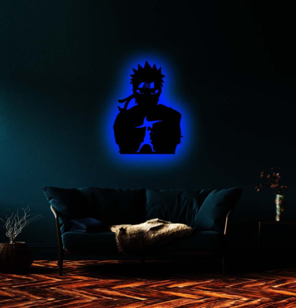 Stylish Anime Naruto Uzumaki LED Wall SILHOUETTE (Naruto Shippuden)