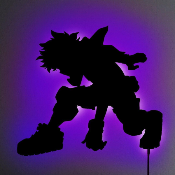 DEKU LED WALL SILHOUETTE (MY HERO ACADEMIA)