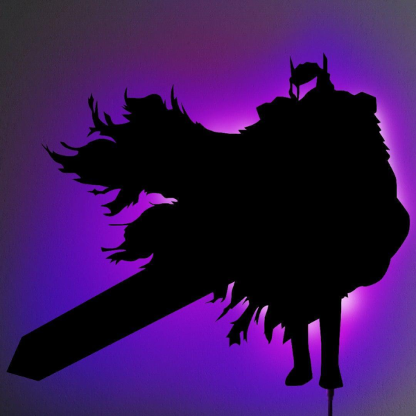 GUTS LED WALL SILHOUETTE (BERSERK)