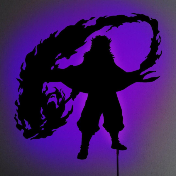 RENGOKU LED WALL SILHOUETTE (DEMON SLAYER)