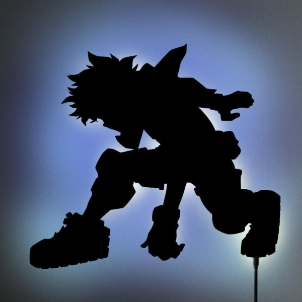 DEKU LED WALL SILHOUETTE (MY HERO ACADEMIA)