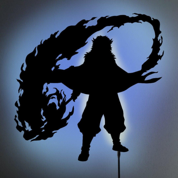 RENGOKU LED WALL SILHOUETTE (DEMON SLAYER)