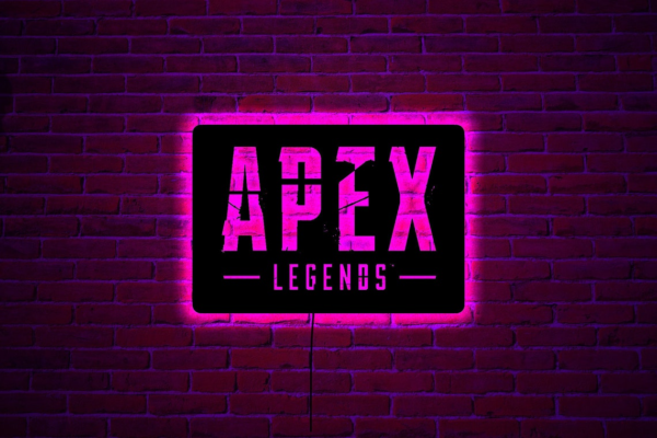 Apex Legends wood wall art with rgb led light, Apex Legends