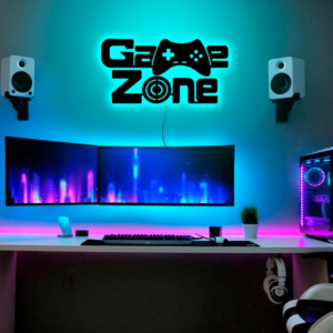 Game zone neon sign, Game zone wall sign, Game zone led sign