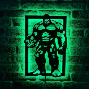 Hulk Led Sign - Hulk Fans Led Light - Avengers Hero Lighted Wall Decor