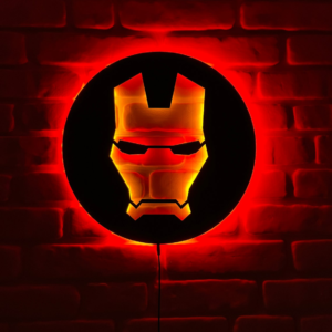 Product Title: "Iron Man LED Wall Light - Superhero Red Glow Mask Decor" Short Description: "Elevate your space with our Iron Man LED Wall Light! Inspired by the iconic superhero, this red glow mask decor is a must-have for fans. Add a touch of heroism to any room with this eye-catching piece." Bullet Points with Emojis: - 💡 Illuminate your room with the power of Iron Man's mask. - 🦸‍♂️ Perfect for superhero enthusiasts and collectors. - 🎨 Adds a bold and dynamic accent to your wall decor. - 🎁 Makes a fantastic gift for fans of the Marvel universe. - 💪 Easy to install and operate, bringing superhero vibes instantly. Details: This LED wall light features Iron Man's iconic mask design, emitting a vibrant red glow that adds a heroic ambiance to your space. It's crafted with high-quality materials for durability and longevity. Whether you're a die-hard Marvel fan or simply love unique decor, this Iron Man LED wall light is sure to impress with its attention to detail and superhero-inspired charm.
