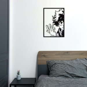 Izuku Midoriya "Deku" One for All My Hero Academia Wood Wall Art Décor