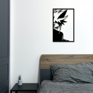 Kakashi Sensai Sharingan Naruto Shippuden Wood Anime Wall Art Décor