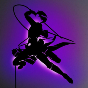 LEVI V2 LED WALL SILHOUETTE (ATTACK ON TITAN)