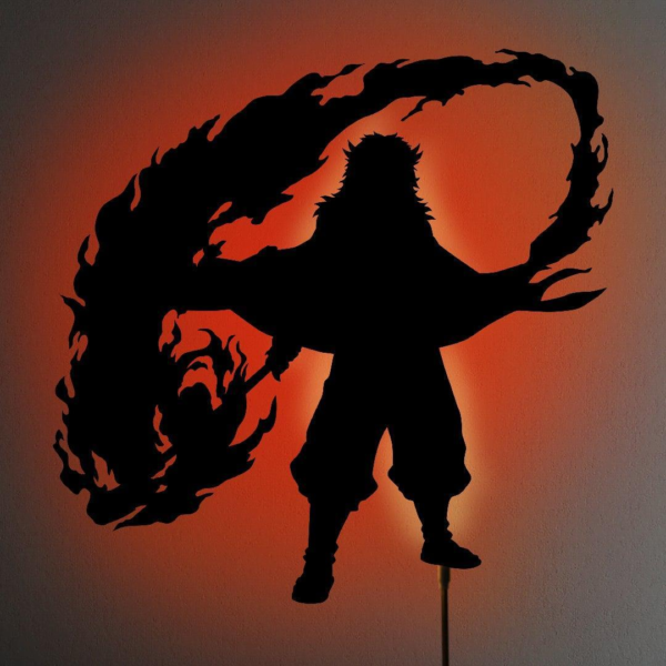 RENGOKU LED WALL SILHOUETTE (DEMON SLAYER)