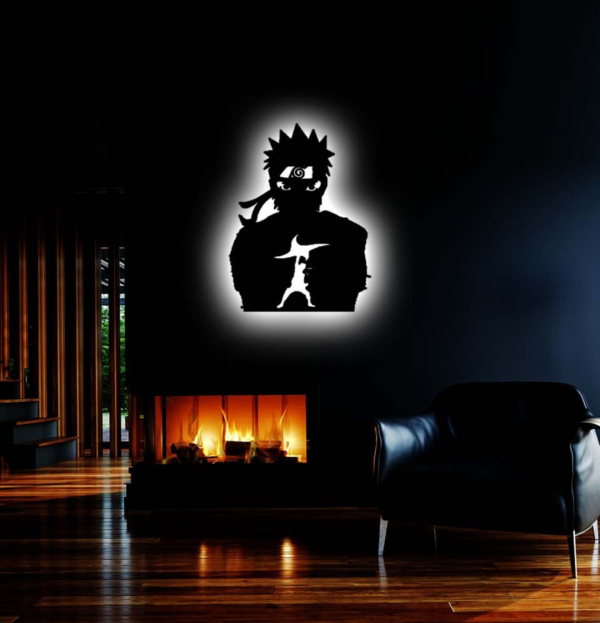 Stylish Anime Naruto Uzumaki LED Wall SILHOUETTE (Naruto Shippuden)