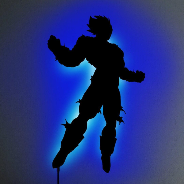 VEGETA V1 LED WALL SILHOUETTE (DRAGON BALL Z)