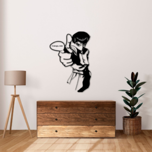 Yusuke Urameshi, Anime Wood Wall Art Anime Wall Decor