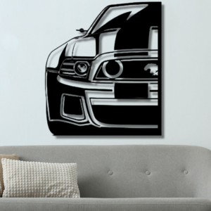Ford Shelby Silhouette Wood Wall Decor