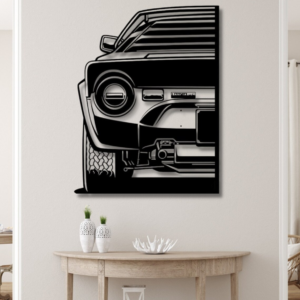 Lancia Stratos HF Silhouette Wood Wall Decor