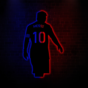 Lionel Messi Led Wall Silhouette