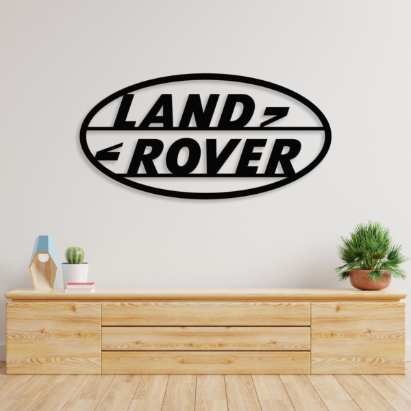 LAND ROVER Logo Wood Wall Decor