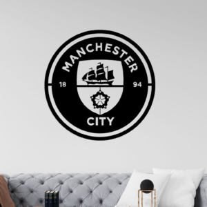 Manchester City FC Wood Wall Art