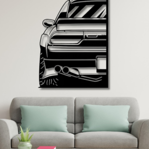 Nissan 180X Silhouette Wood Wall Decor