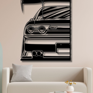 Nissan 240SX-180SX Silhouette Wood Wall Decor