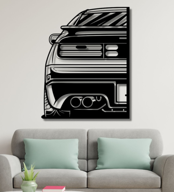 Nissan 300ZX Silhouette Wood Wall Decor